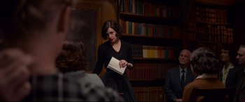 Movie still from “The Wife” (2017), directed by Björn Runge – Medium shot, Over the shoulder angle