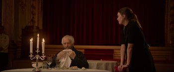 Movie still from “The Wife” (2017), directed by Björn Runge – Medium shot, Over the shoulder angle