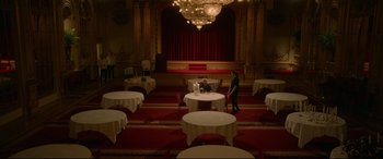 Movie still from “The Wife” (2017), directed by Björn Runge – Extreme Wide shot, High angle