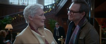 Movie still from “The Wife” (2017), directed by Björn Runge – Close Up shot, Over the shoulder angle