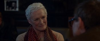 Movie still from “The Wife” (2017), directed by Björn Runge – Close Up shot, Over the shoulder angle