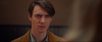 Movie still from “The Wife” (2017), directed by Björn Runge – Close Up shot, Over the shoulder angle