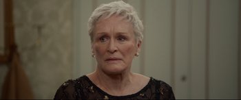 Movie still from “The Wife” (2017), directed by Björn Runge – Close Up shot, Over the shoulder angle