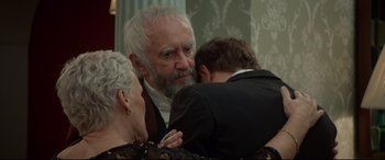 Movie still from “The Wife” (2017), directed by Björn Runge – Close Up shot, Over the shoulder angle