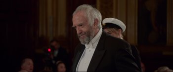 Movie still from “The Wife” (2017), directed by Björn Runge – Medium shot, Over the shoulder angle