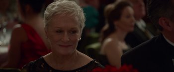 Movie still from “The Wife” (2017), directed by Björn Runge – Close Up shot, Over the shoulder angle