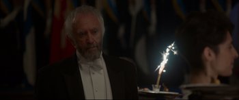 Movie still from “The Wife” (2017), directed by Björn Runge – Medium shot, Over the shoulder angle