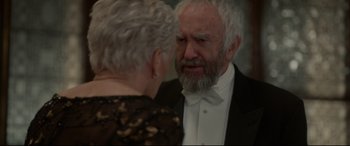 Movie still from “The Wife” (2017), directed by Björn Runge – Close Up shot, Over the shoulder angle