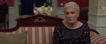 Movie still from “The Wife” (2017), directed by Björn Runge – Close Up shot, Over the shoulder angle