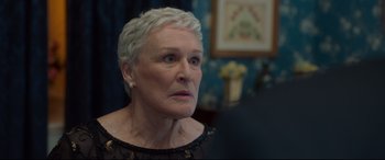 Movie still from “The Wife” (2017), directed by Björn Runge – Close Up shot, Over the shoulder angle