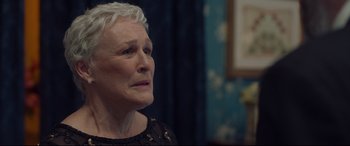 Movie still from “The Wife” (2017), directed by Björn Runge – Close Up shot, Over the shoulder angle