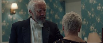 Movie still from “The Wife” (2017), directed by Björn Runge – Medium shot, Over the shoulder angle