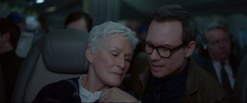 Movie still from “The Wife” (2017), directed by Björn Runge – Close Up shot, Overhead angle