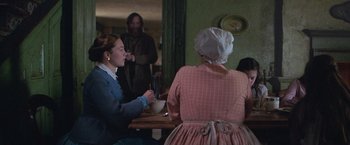 Movie still from “The Wonder” (2022), directed by Sebastián Lelio – Medium shot, Over the shoulder angle