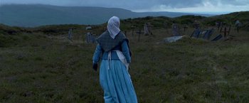 Movie still from “The Wonder” (2022), directed by Sebastián Lelio – Wide shot, High angle