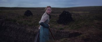 Movie still from “The Wonder” (2022), directed by Sebastián Lelio – Medium shot, Low angle