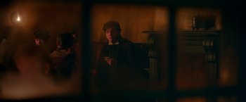 Movie still from “The Wonder” (2022), directed by Sebastián Lelio – Medium shot, Over the shoulder angle