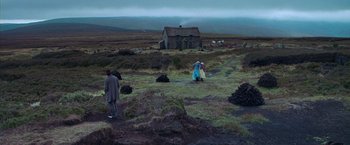 Movie still from “The Wonder” (2022), directed by Sebastián Lelio – Extreme Wide shot, High angle