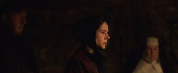 Movie still from “The Wonder” (2022), directed by Sebastián Lelio – Close Up shot, Over the shoulder angle