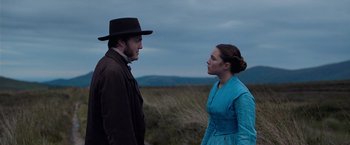 Movie still from “The Wonder” (2022), directed by Sebastián Lelio – Medium shot, Low angle