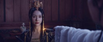Movie still from “The Yin-Yang Master: Dream of Eternity” (2020), directed by Jingming Guo – Close Up shot, Over the shoulder angle
