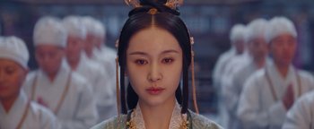 Movie still from “The Yin-Yang Master: Dream of Eternity” (2020), directed by Jingming Guo – Close Up shot, Over the shoulder angle