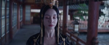 Movie still from “The Yin-Yang Master: Dream of Eternity” (2020), directed by Jingming Guo – Close Up shot, Over the shoulder angle