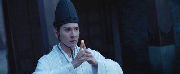 Movie still from “The Yin-Yang Master: Dream of Eternity” (2020), directed by Jingming Guo – Close Up shot, Low angle