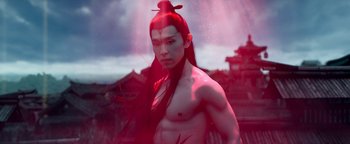 Movie still from “The Yin-Yang Master: Dream of Eternity” (2020), directed by Jingming Guo – Medium shot, Low angle