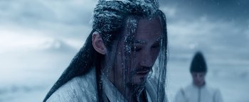 Movie still from “The Yin-Yang Master: Dream of Eternity” (2020), directed by Jingming Guo – Close Up shot, Over the shoulder angle