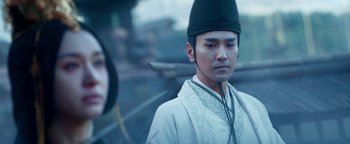 Movie still from “The Yin-Yang Master: Dream of Eternity” (2020), directed by Jingming Guo – Close Up shot, Over the shoulder angle