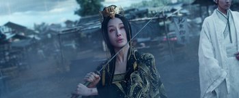 Movie still from “The Yin-Yang Master: Dream of Eternity” (2020), directed by Jingming Guo – Close Up shot, Over the shoulder angle