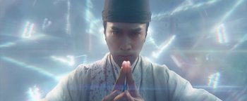 Movie still from “The Yin-Yang Master: Dream of Eternity” (2020), directed by Jingming Guo – Close Up shot, Low angle