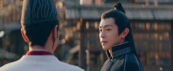 Movie still from “The Yin-Yang Master: Dream of Eternity” (2020), directed by Jingming Guo – Close Up shot, Over the shoulder angle
