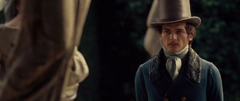 Movie still from “The Young Victoria” (2009), directed by Jean-Marc Vallée – Close Up shot, Over the shoulder angle