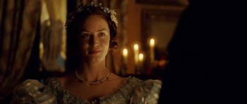 Movie still from “The Young Victoria” (2009), directed by Jean-Marc Vallée – Close Up shot, Over the shoulder angle