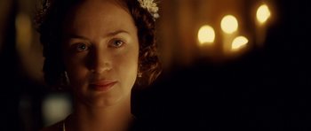 Movie still from “The Young Victoria” (2009), directed by Jean-Marc Vallée – Close Up shot, Over the shoulder angle