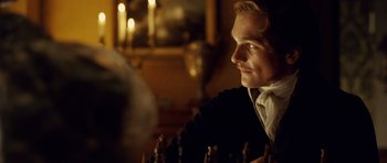 Movie still from “The Young Victoria” (2009), directed by Jean-Marc Vallée – Close Up shot, Over the shoulder angle