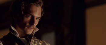 Movie still from “The Young Victoria” (2009), directed by Jean-Marc Vallée – Close Up shot, Over the shoulder angle