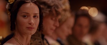 Movie still from “The Young Victoria” (2009), directed by Jean-Marc Vallée – Close Up shot, Over the shoulder angle
