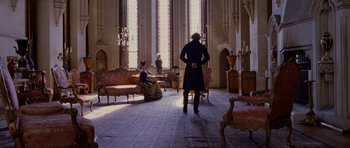 Movie still from “The Young Victoria” (2009), directed by Jean-Marc Vallée – Wide shot, Over the shoulder angle