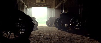 Movie still from “Seabiscuit” (2003), directed by Gary Ross – Wide shot, Low angle