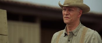 Movie still from “Seabiscuit” (2003), directed by Gary Ross – Close Up shot, Low angle