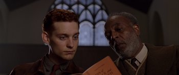 Movie still from “Seabiscuit” (2003), directed by Gary Ross – Close Up shot, Low angle