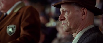 Movie still from “Seabiscuit” (2003), directed by Gary Ross – Close Up shot, Over the shoulder angle