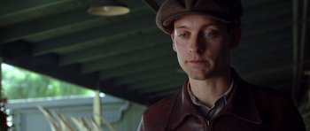 Movie still from “Seabiscuit” (2003), directed by Gary Ross – Close Up shot, Low angle