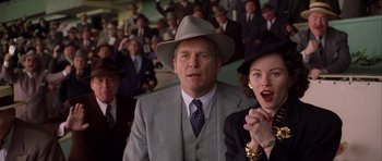 Movie still from “Seabiscuit” (2003), directed by Gary Ross – Medium shot, Low angle