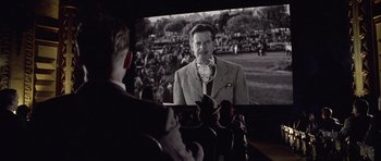 Movie still from “Seabiscuit” (2003), directed by Gary Ross – Medium shot, Over the shoulder angle