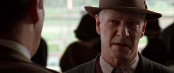 Movie still from “Seabiscuit” (2003), directed by Gary Ross – Close Up shot, Over the shoulder angle