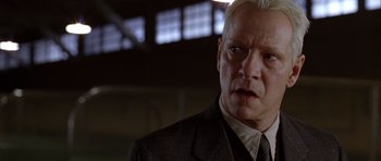 Movie still from “Seabiscuit” (2003), directed by Gary Ross – Close Up shot, Low angle